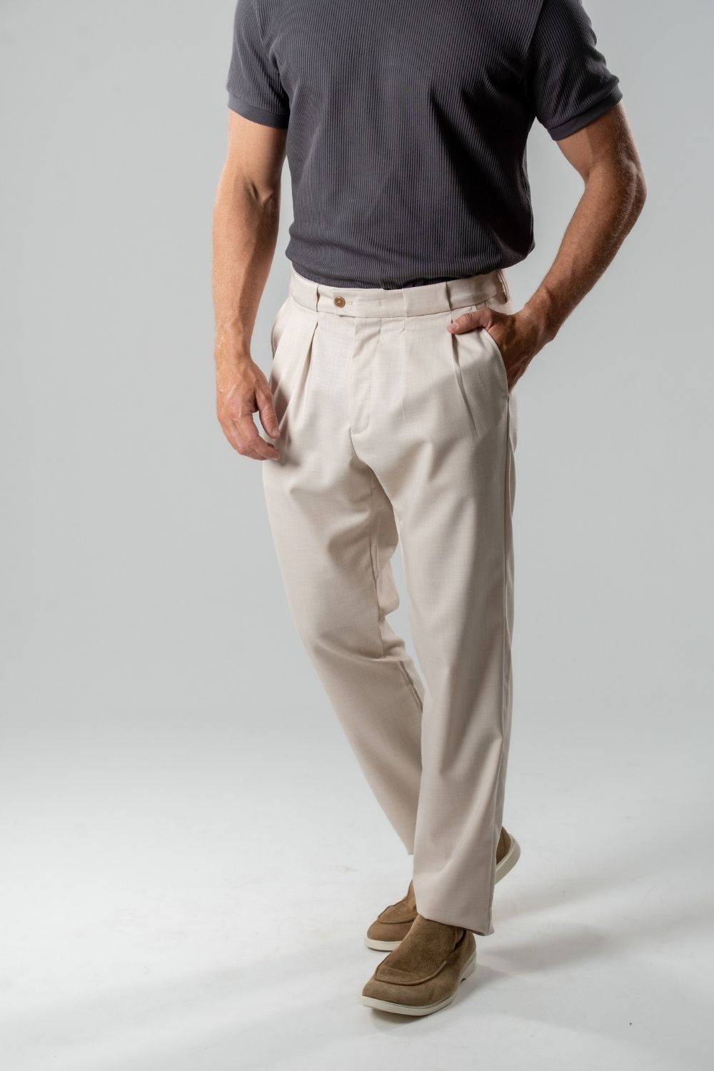 Calça Alfaitaria Satori Off Rose - Linha Urban