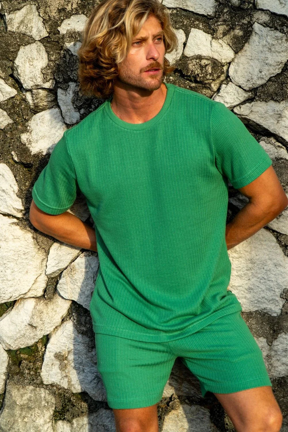 Camiseta Tricô Texturizada - Linha Urban - Verde