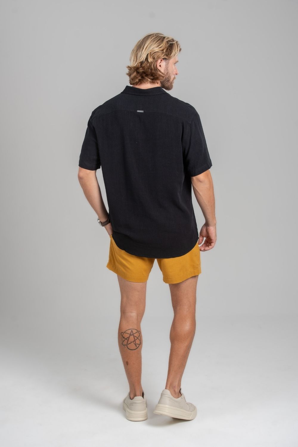 Conjunto Camisa Great Time Preta + Short Cut Wester