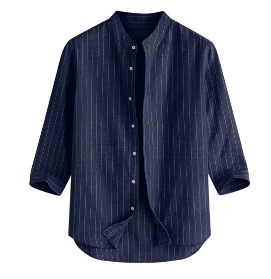 Camisa Masculina de Linho Cânhamo Marenzzo