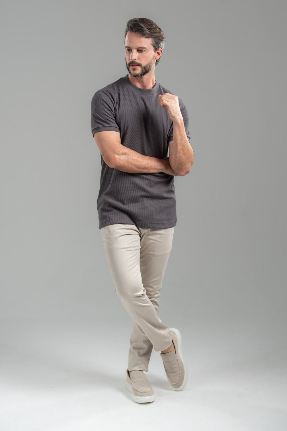 Loafer Portofino Camurça - Linha Resort - Creme