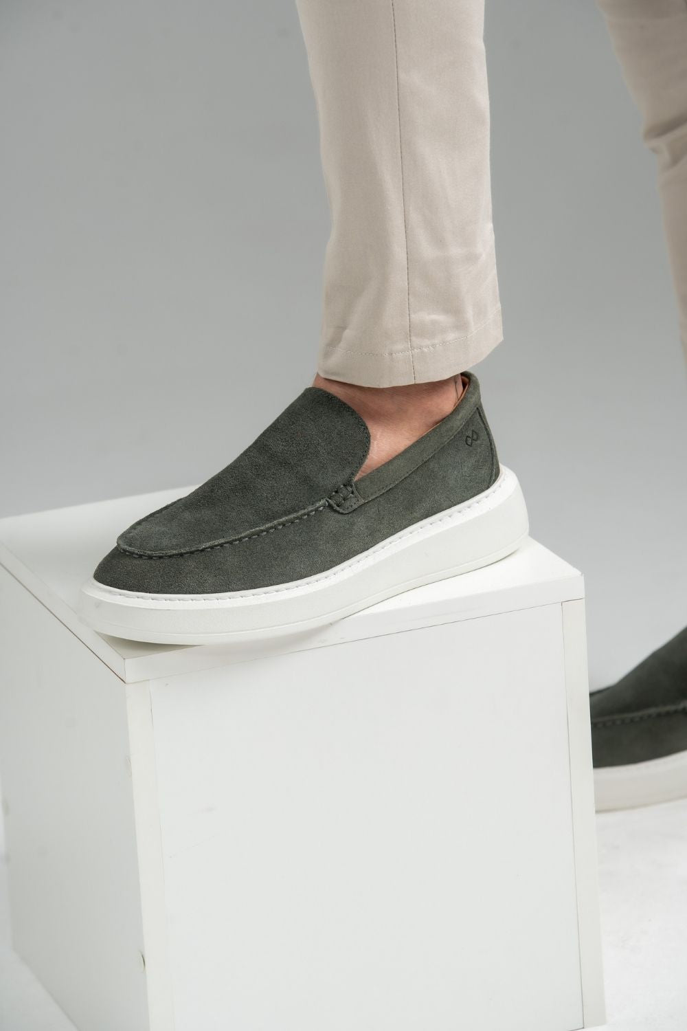 Loafer Portofino Camurça - Linha Resort - Verde Musgo