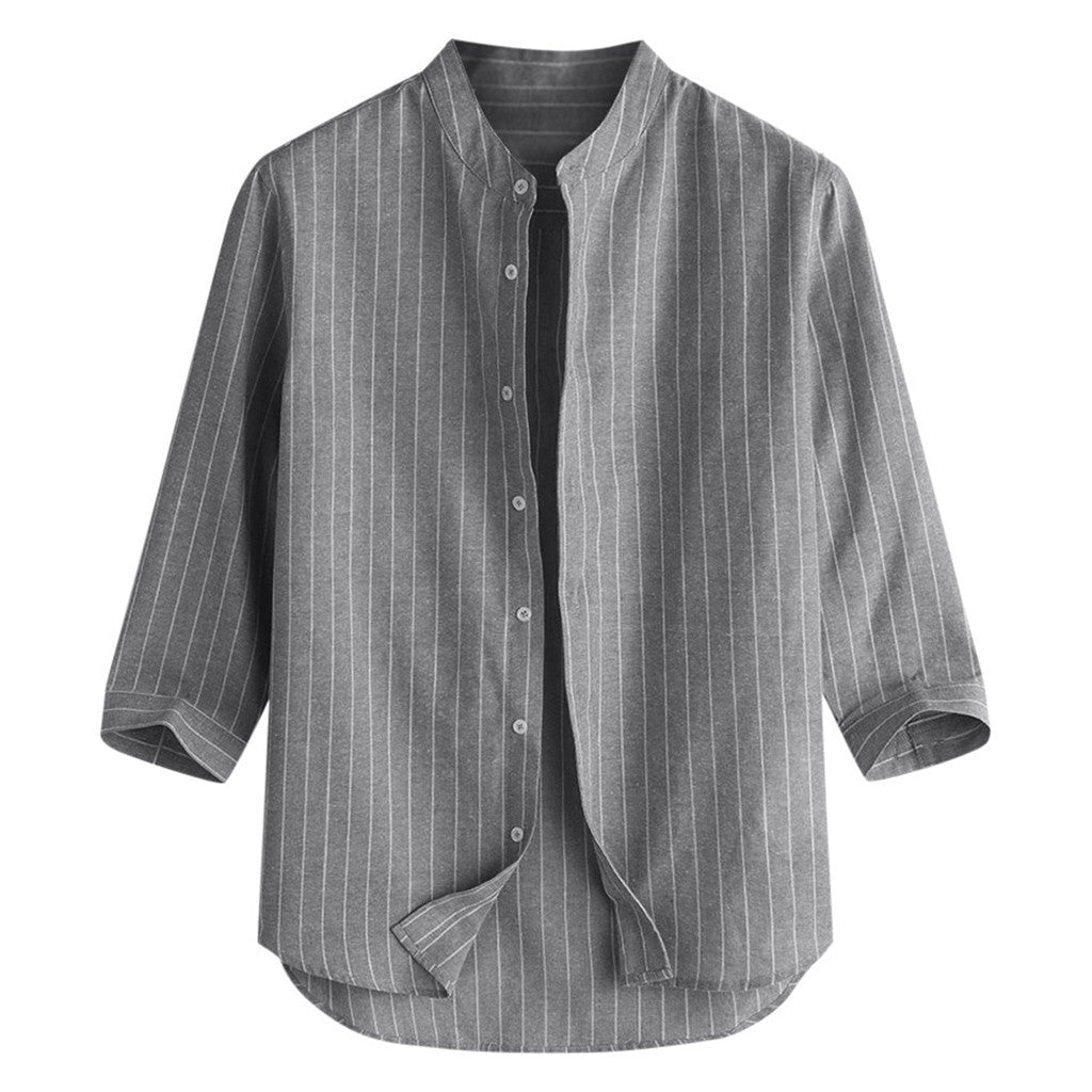 Camisa Masculina de Linho Cânhamo Marenzzo