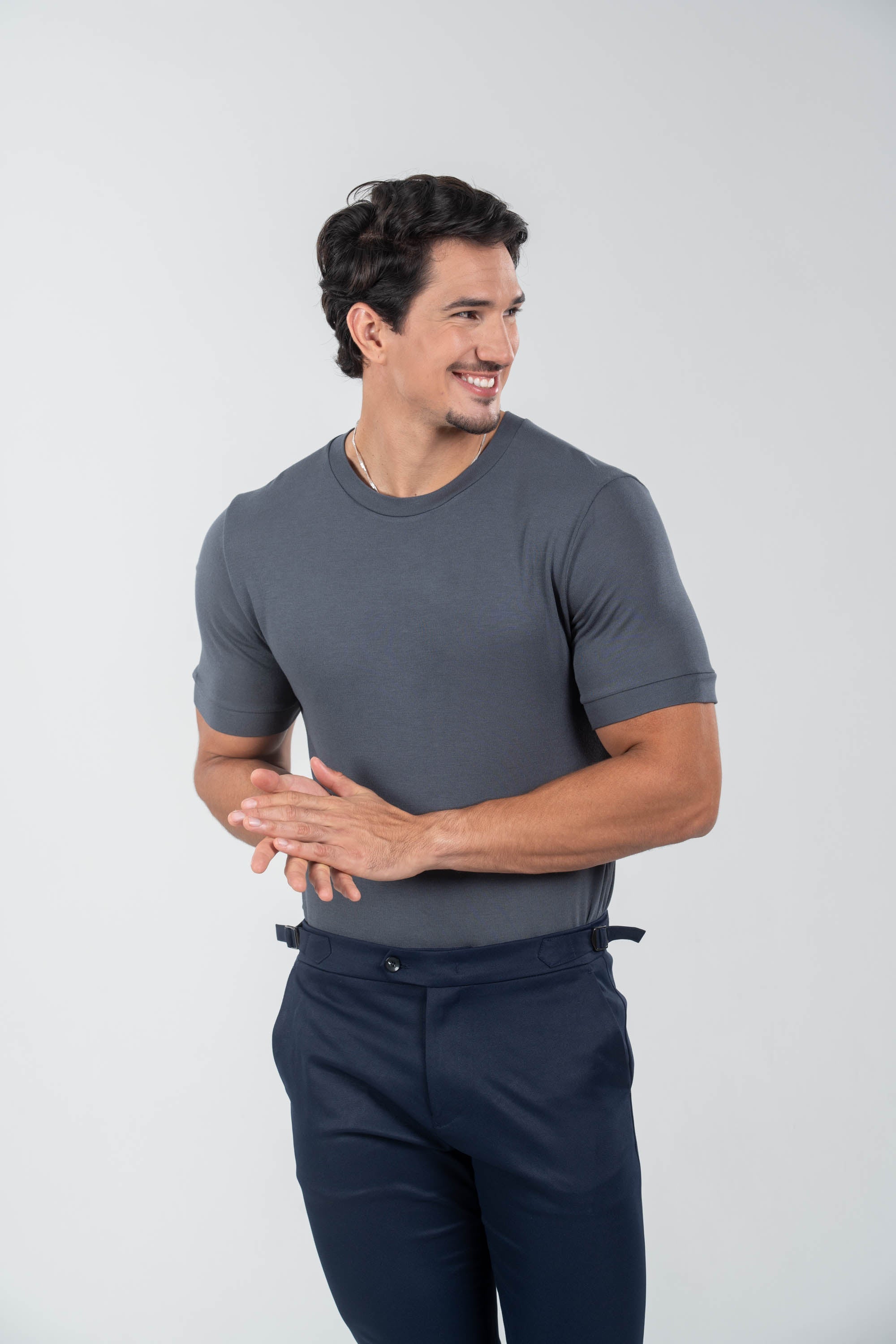 Calça Alfaiataria Blaine Elasto Azul - Linha Rich