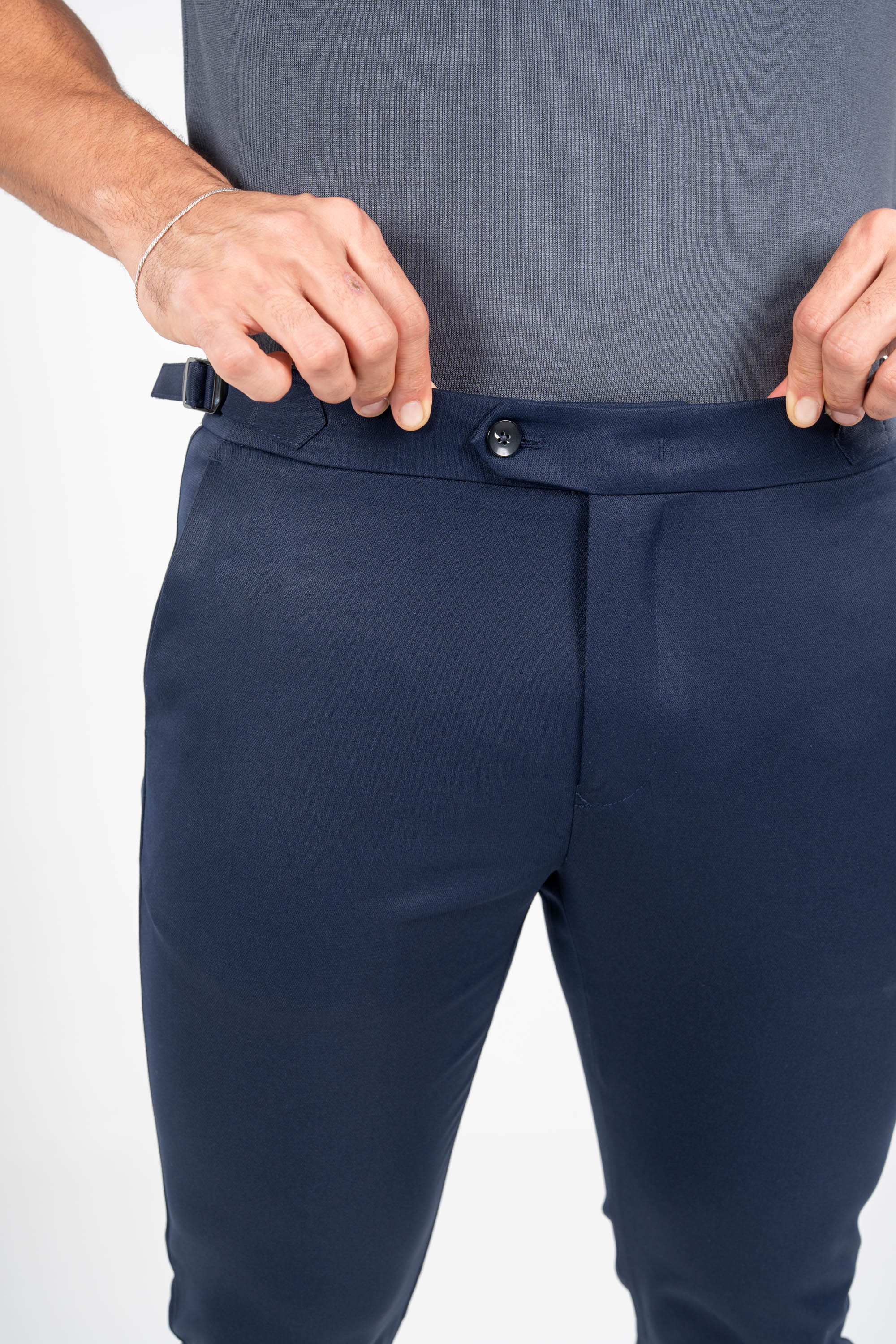 Calça Alfaiataria Blaine Elasto Azul - Linha Rich