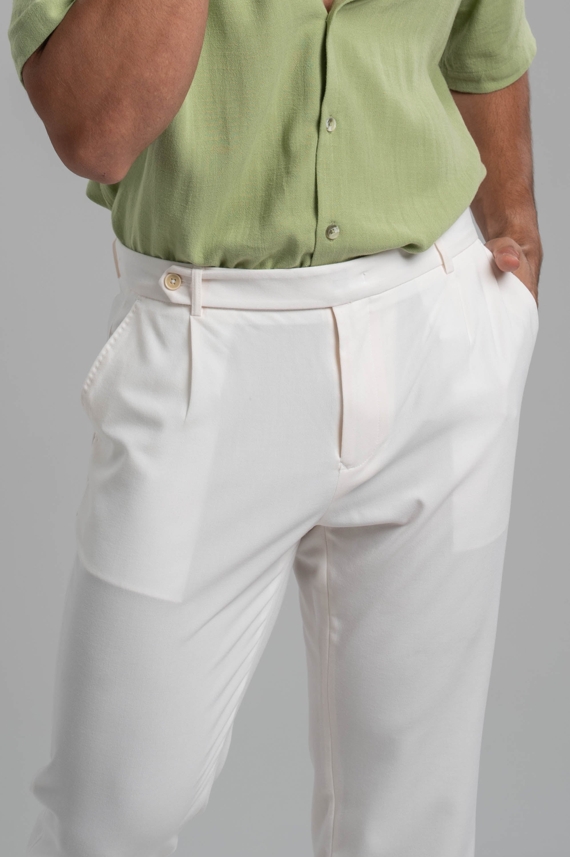 Calça Alfaitaria Casablanca Off White - Linha Resort