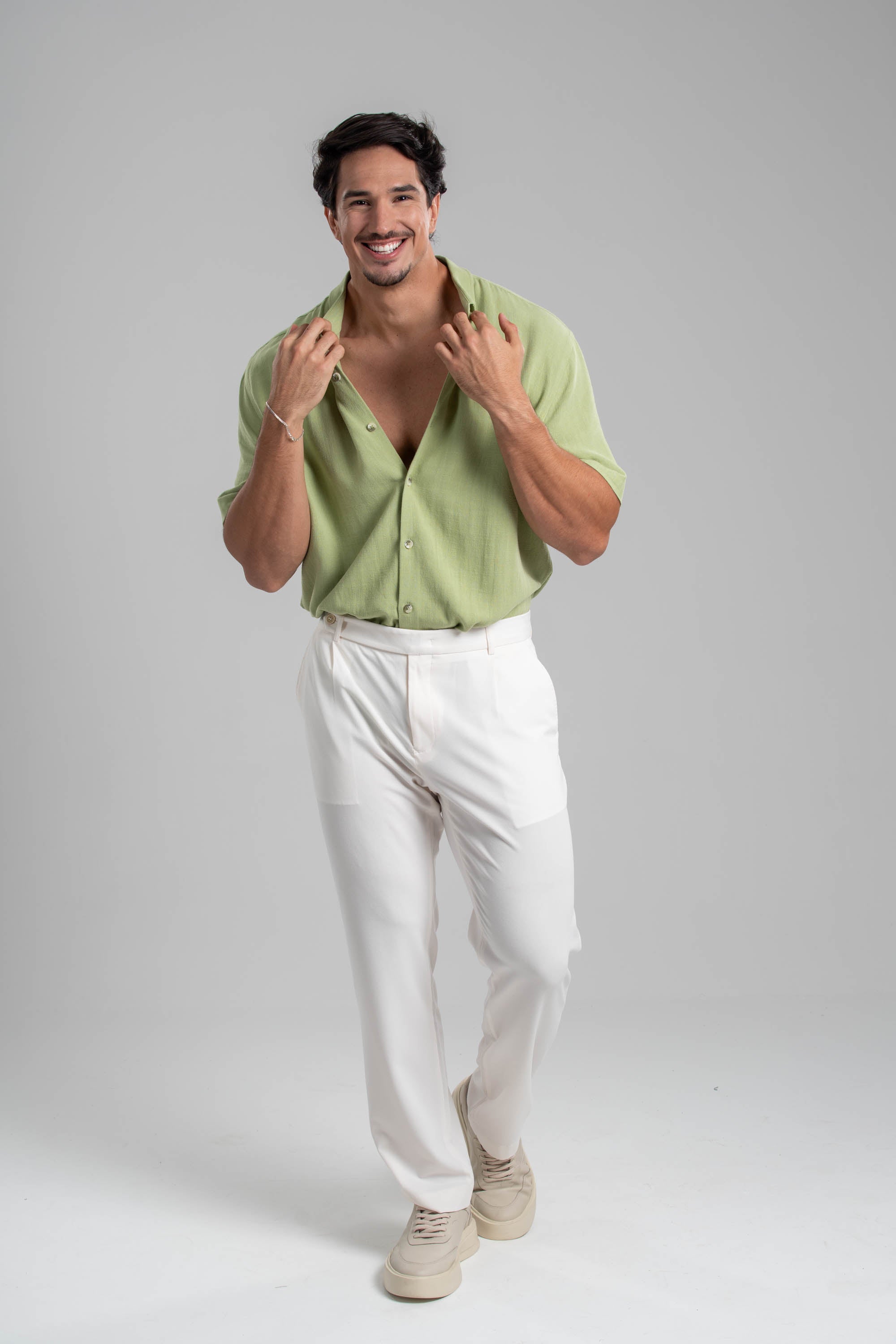 Calça Alfaitaria Casablanca Off White - Linha Resort