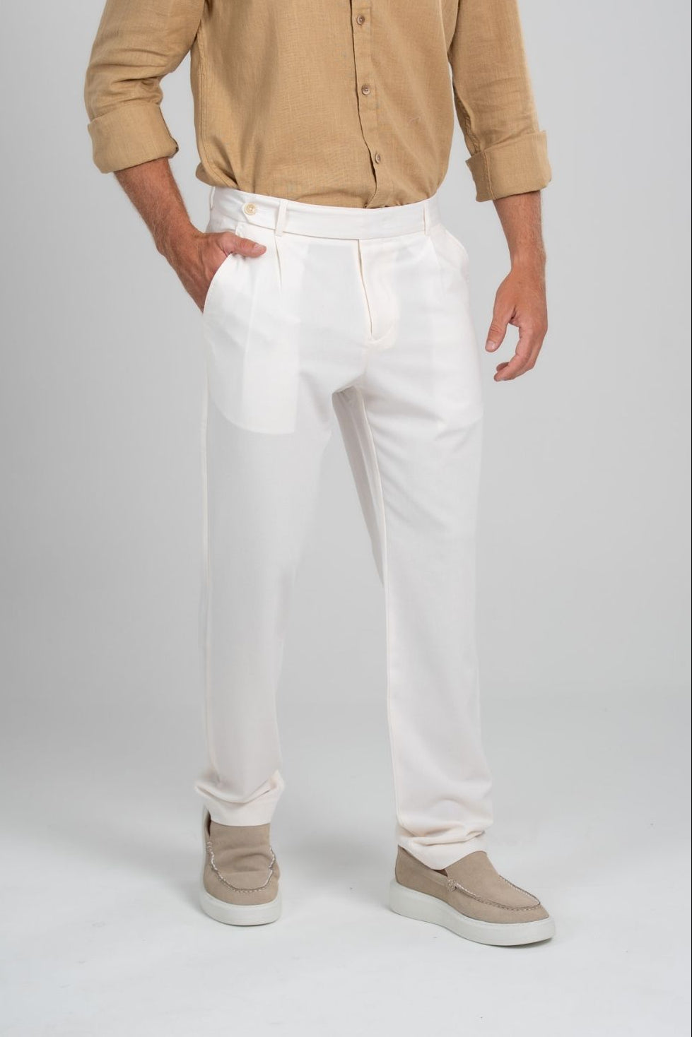 Calça Alfaitaria Casablanca Off White - Linha Resort