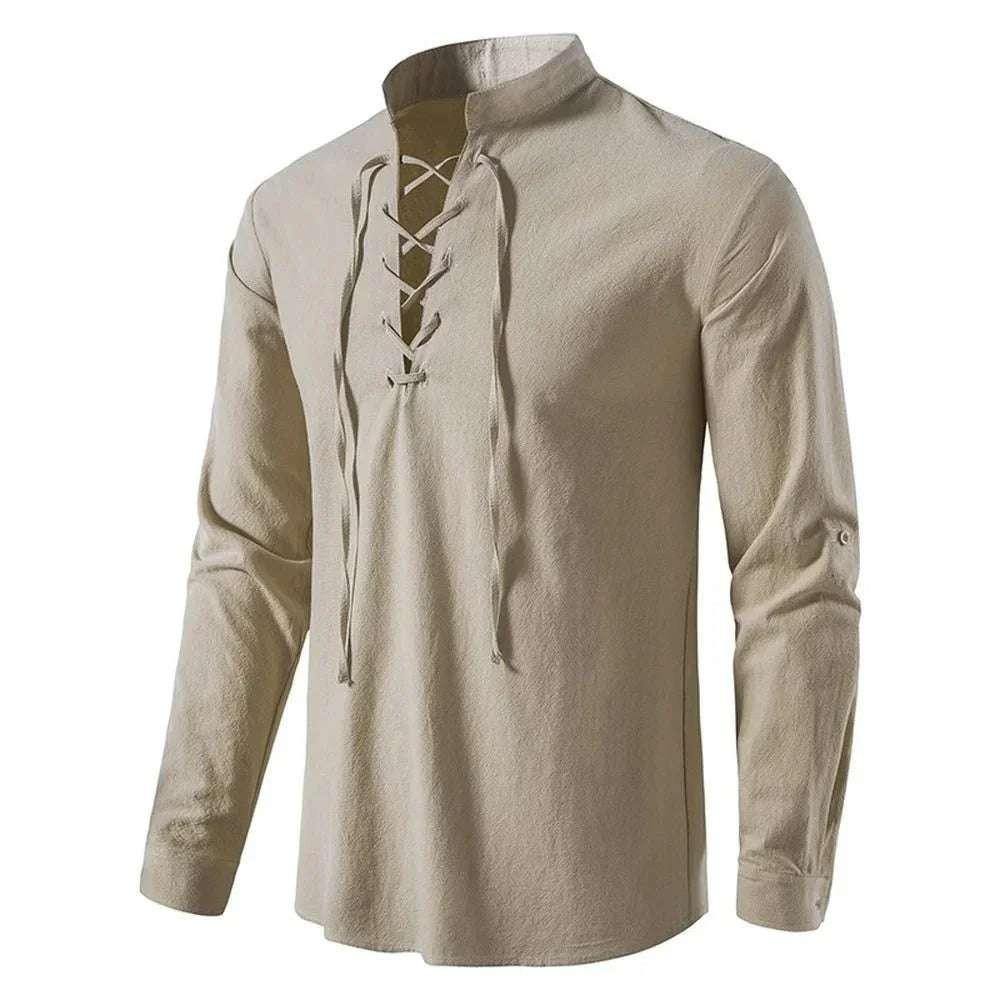 Camisa de Linho Masculina Marenzzo - Scottish Vintage