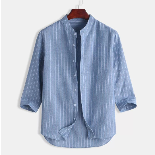 Camisa Masculina de Linho Cânhamo Marenzzo