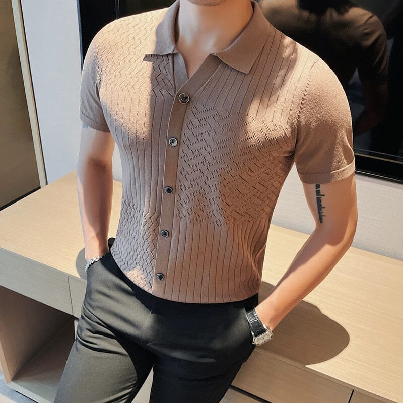 Camisa Polo Masculina Marenzzo Vintage