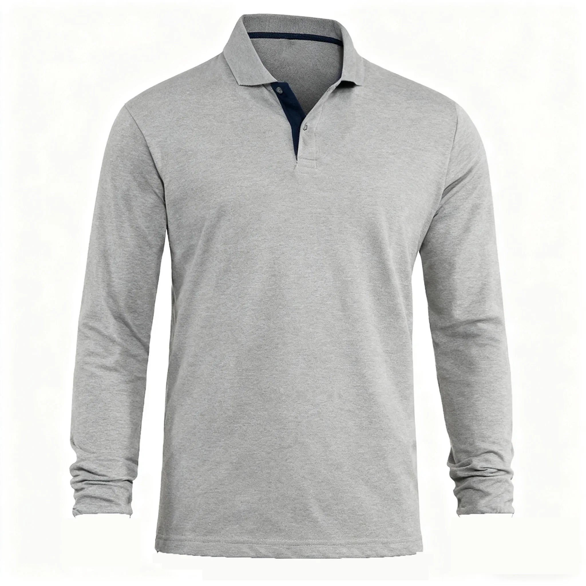 Polo Masculina Manga Longa Confort